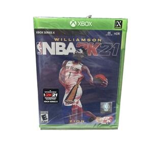 NBA 2K21 Williamson Edition Xbox Series X 4K HDR Video Game Disc NEW